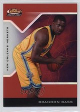 2004-05 Topps Finest 2005-06 Rookie Red Refractor 71/159 Brandon Bass #218 12jy