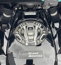 BMW K1600 GRAND AMERICA GAS CAP COVER BMW  K1600GT K1600GTL 6 Series Black