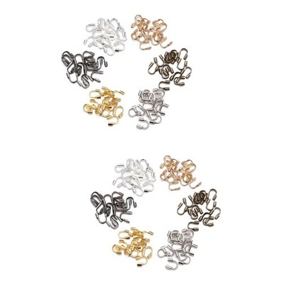  600 stücke DIY U-Typ Positionierrohr DIY Schmuck Thread Guard DIY