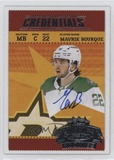 2024 Upper Deck Credentials Retro Ticket Access Rookies Mavrik Bourque Auto gj5