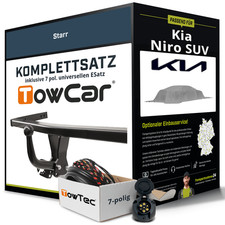 Für KIA Niro SUV II Typ SG2 Anhängerkupplung starr +eSatz 7pol uni 04.2022-jetzt