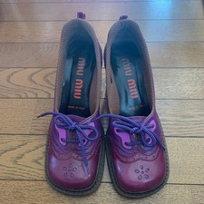 Vintage 1999 AW Miu Miu Vintage Pumps High Heels Shoes Women Size 38 Rare