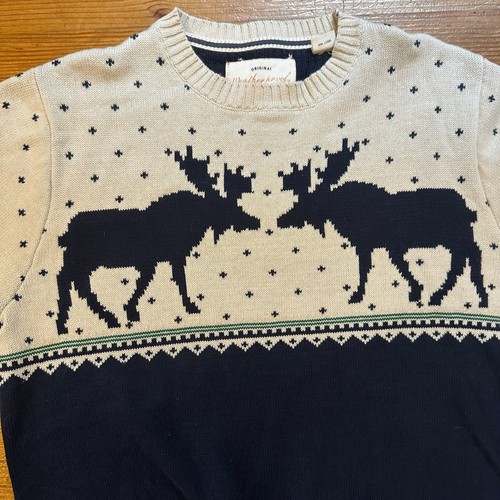 Maglione girocollo invernale renna panna marina resistente alle intemperie TAGLIA M - Foto 2 di 5
