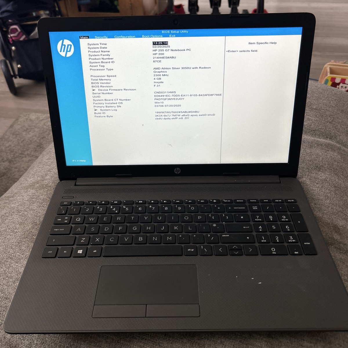HP NoteBook 255 G7 15.6