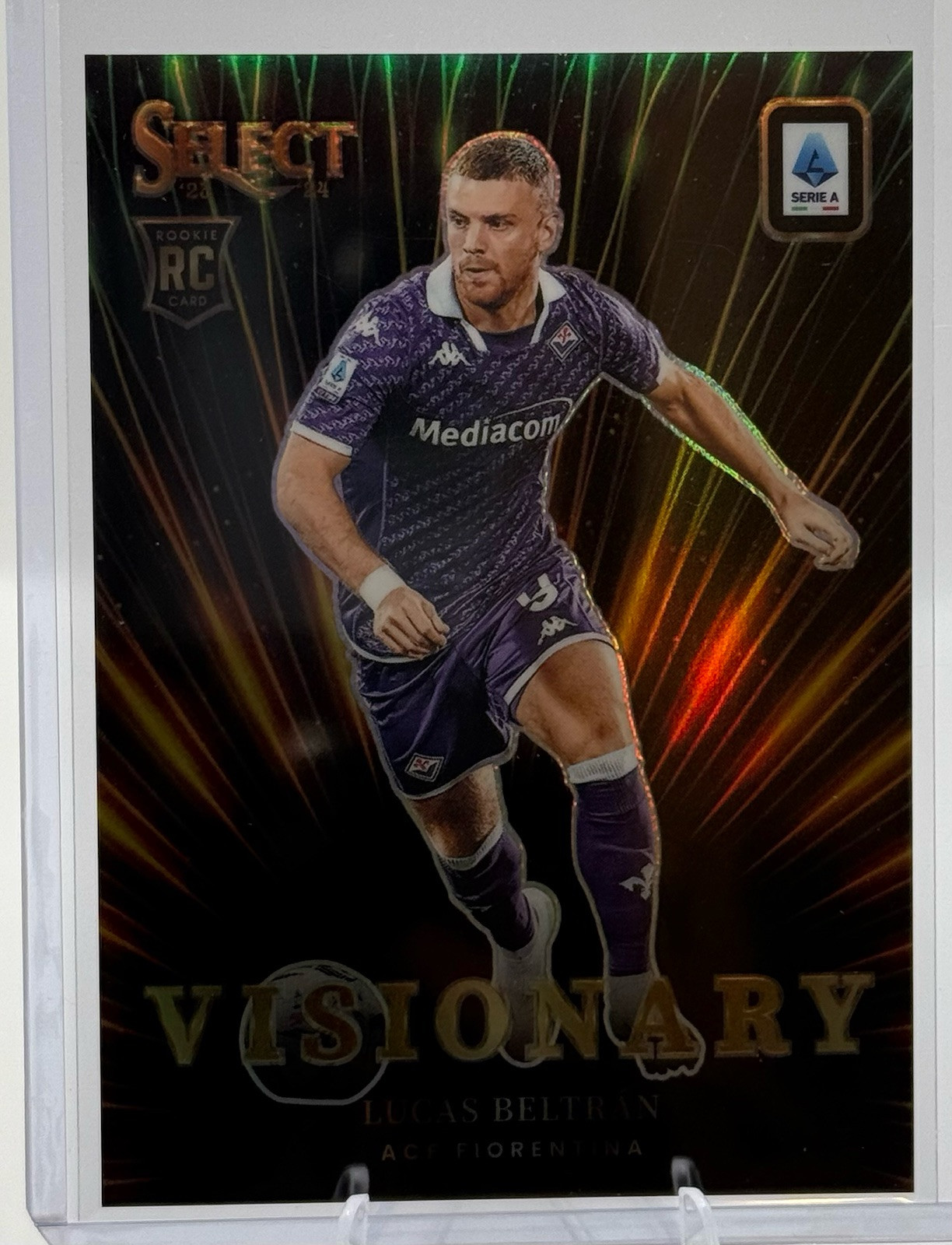 Select Serie A 23-24 Visionary Insert Lucas Beltran Rookie (Ultra Rare/Case Hit)