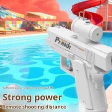 Prank Two-Way WaterGun,Prank Squirt Gun Can Spray from Front and Back White