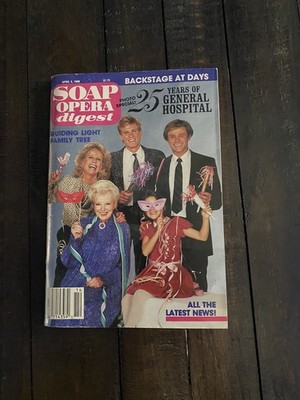 April 5, 1988 Soap Opera Digest            25 Years of General Hospital 