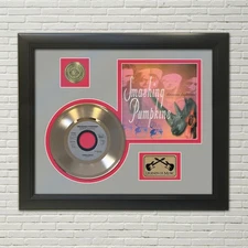 Smashing Pumpkins Rhinoceros Framed Picture Sleeve Gold 45 Record Display M4