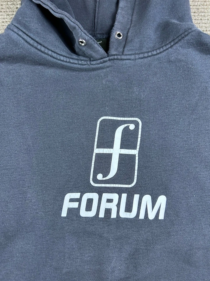 Sudadera con capucha grande vintage Forum Snowboards para hombre Skate Y2K Snowboarding Foto 2 de 4