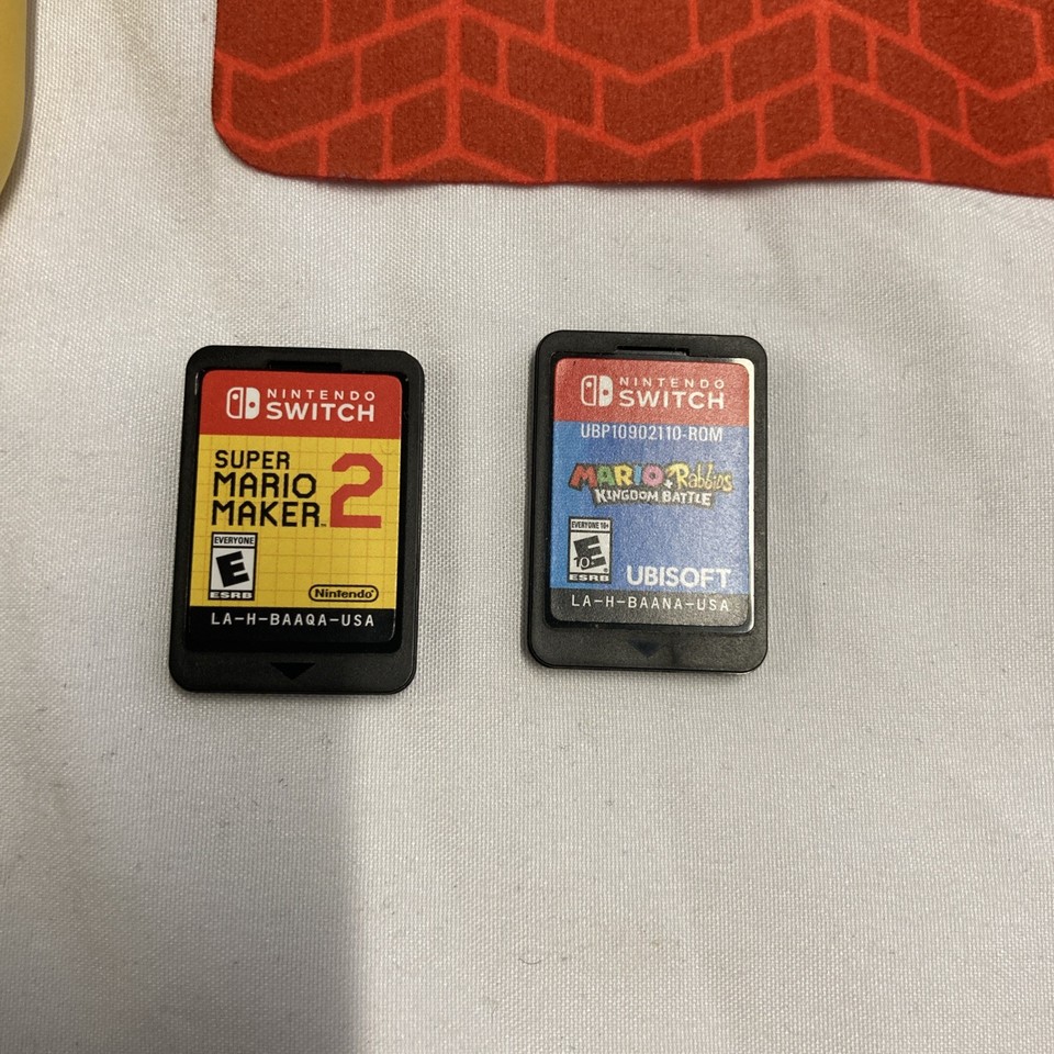 Nintendo Switch Lite Yellow With Mario case, 2 Mario Games And Screen ...