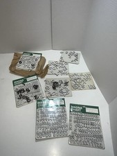 Vintage Magnetic Numbers And Letters Lot