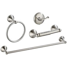 Stylish Bathroom Accessory Set, Easy Installation