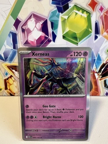 Xerneas 064/132 Holo Rare - Pokémon TCG Mega Evolution - NM