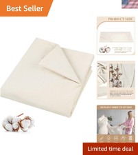 Cotton Muslin Fabric Unbleached Linen for Sewing Crafts Garments 2 Yards