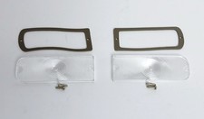 1961 1962 Ford Thunderbird New Turn Signal Parking Lamp Lens C1sz-13208a 1-pair 1961 1962 Ford Thunderbird New Turn Signal Parking Lamp Lens C1sz-13208a 1-pair