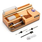 8.0/6.5/5.5mm Automatic Cigarette Rolling Machine Electric Tobacco Maker Gold