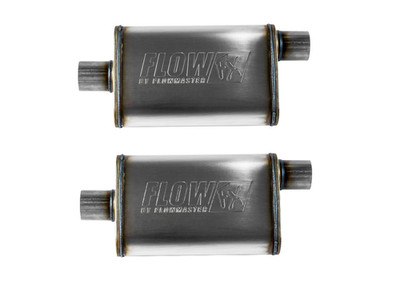 Flowmaster 71226 Stainless Steel FX Muffler 2.5 Offset In / 2.5 Center Out Qty 2