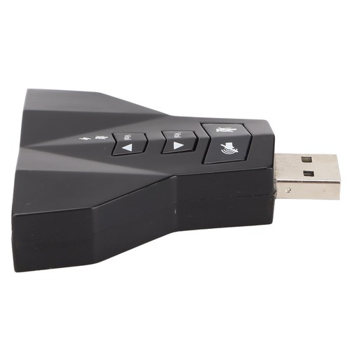 USB Sound Card Virtual 7.1 Channel External Stereo Sound Adapter For Lapt CB - Bild 3 von 22