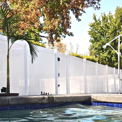 #ad #ad Pembroke 6 Ft. H X 8 Ft. W White Vinyl Privacy Fence Panel Kit $163.65