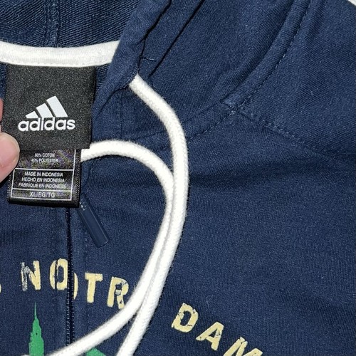 Womens Adidas Notre Dame VS Army 50th Anniversary Yankee Stadium Jacket XL FLAWS - Picture 3 of 4
