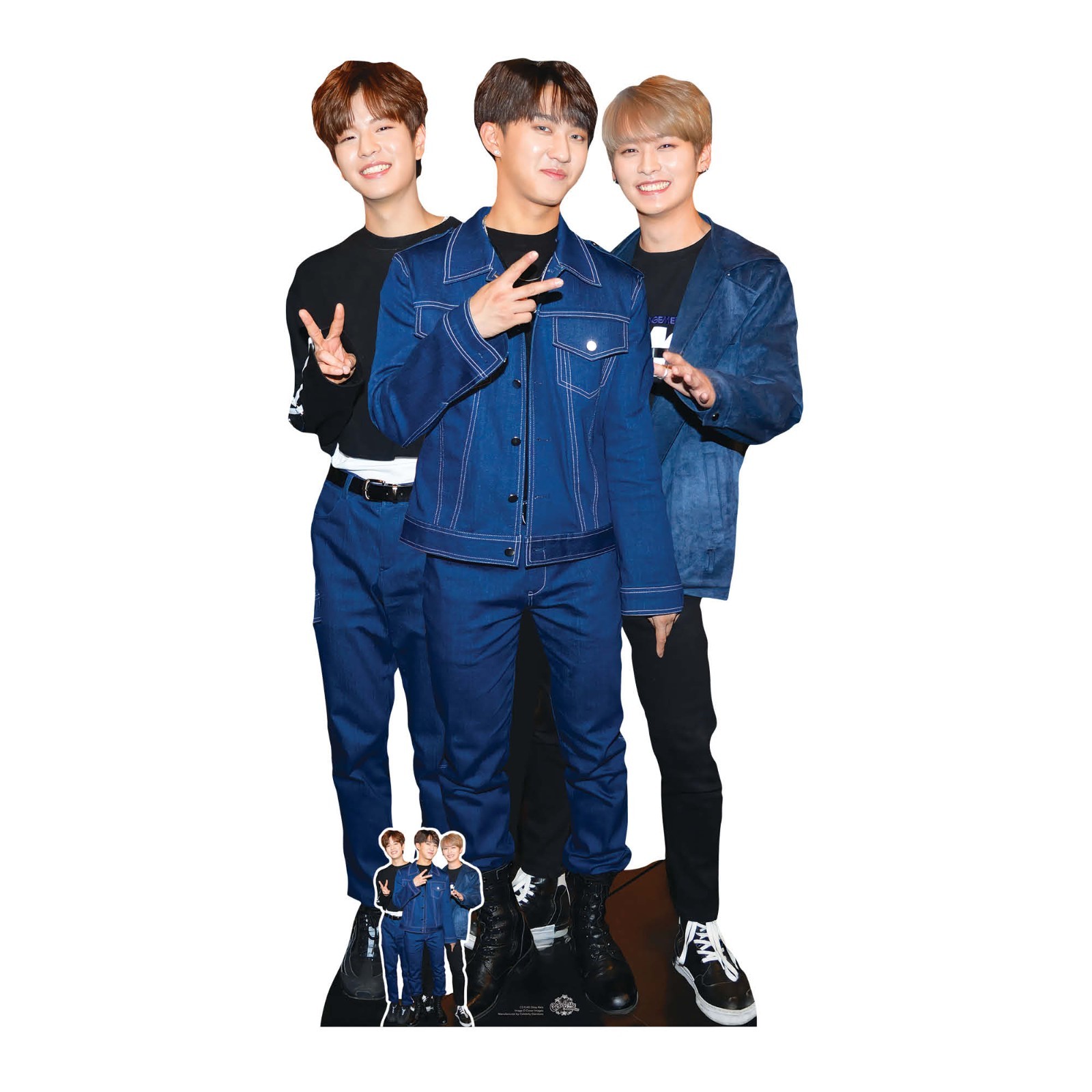 Woojin, Changbin and Lee Know Cardboard Cutout with Free Mini Standee / Standup