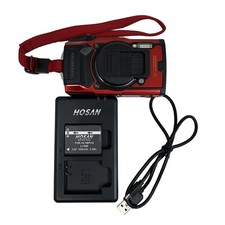 OLYMPUS Tough TG-6 Red Compact Digital Camera Tested Working Seller Japan