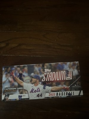 Topps Stadium Club 2022 Baseball Trading Card Box MLB 2 Autograph 