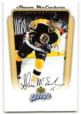 2005-06 Upper Deck MVP #33 Shawn McEachern Boston Bruins