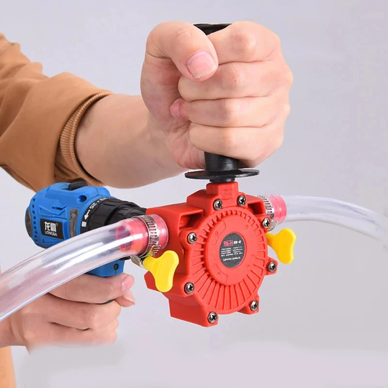Self-priming Transfer Pump Electric Drill-Driven Pump Oil/Water Transfer Pump - Image 4 of 4