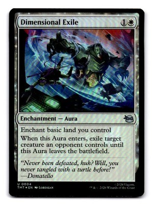 Dimensional Exile 0004 Teenage Mutant Ninja Turtles Magic: The Gathering Foil NM