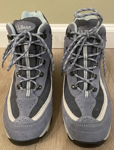 LL Bean Women’s Waterproof Trail Hiking Boots Blue Size 8.5 - Picture 4 of 5