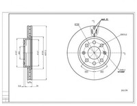 2X Hart 241 178 Bremsscheibe Passend FüR Fiat Opel