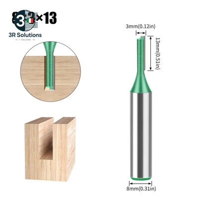3mm-20mm Diameter 8mm Straight Tip Stem Single Double Tungsten Carbide