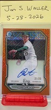 Shotaro Morii 2026 Bowman Chrome Mega Box Orange Mojo Refractor Auto BMA-SM  /25