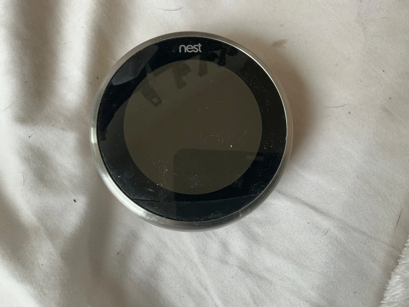 Google Nest Learning Thermostat 3rd Gen Used Good Condition (Stainless Steel)