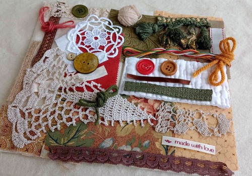 Slow stitching kit - Vintage
