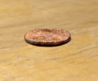 CULL 2000s D US Lincoln Cent Penny Circulated Coin Damaged Worn Bent Ungraded — photo 3