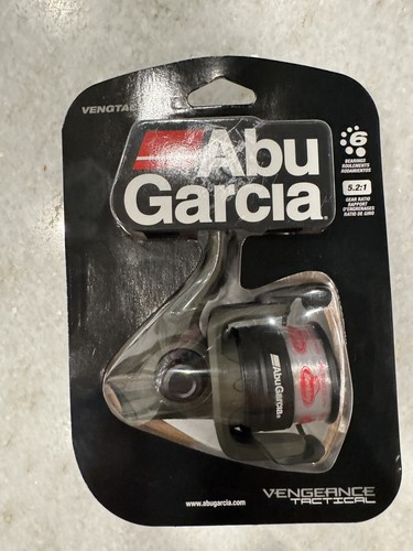 Moulinet Spinning Abu Garcia Vengeance Tactical VENGTACTSP30 - Vert, 6 Billes, 5.8:1 - Neuf