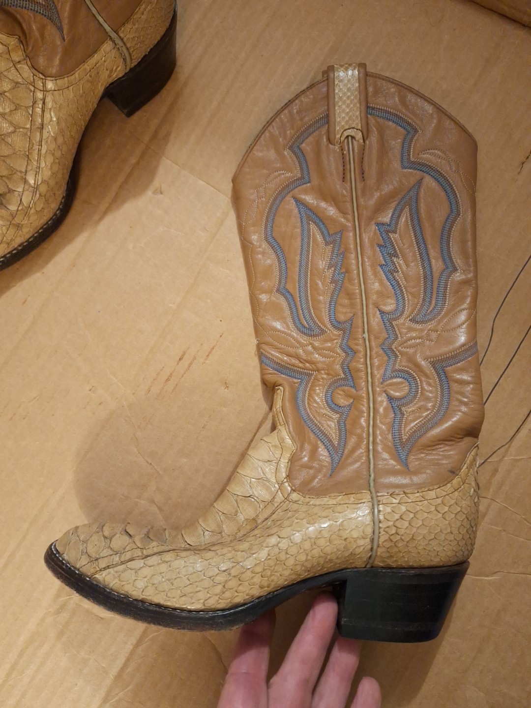 Larry Mahan Boot Collection Python Snakeskin Wome… - image 14