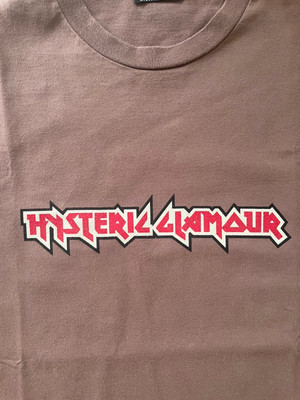 HYSTERIC GLAMOUR 117 Logo Brown T-shirts mens size S | eBay