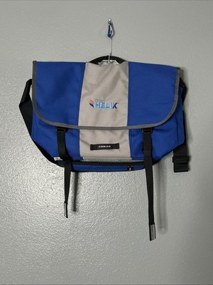 Timbuk2 Messenger Bag - 20x14x8 Blue,  Gray - Large Embroidered Crossbody New