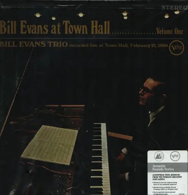 Bill -Trio- Evans At Town Hall Vol.1 180G, GATEFOLD NEW OVP Verve Vinyl LP