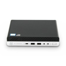 HP EliteDesk 800 G3 Mini i5-6500T 8GB 256GB SSD Grade A No OS, Power Cord