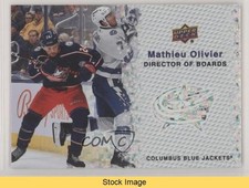 2023-24 Upper Deck Series 2 Director of Boards Sparkle Mathieu Olivier READ 1e7g