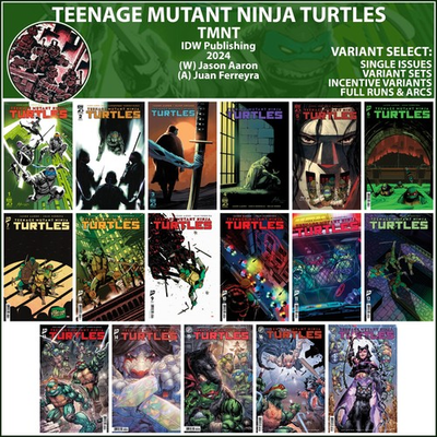#ad Teenage Mutant Ninja Turtles 2024 #1 14 15 16 17 IDW Publishing COVER SELECT $299.88