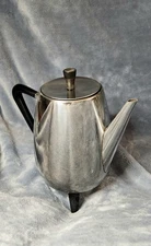 Vintage 1960s West Bend MCM Pot Belly Coffee Percolator 10½"