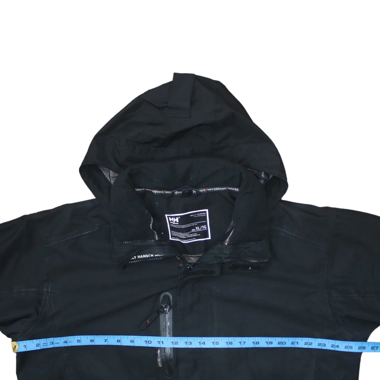 Helly Hansen 90's Hooded Full Zip Up Windbreaker XLarge Black image 5