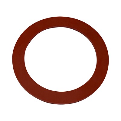 Flachdichtung 75 mm x 56 mm x 2 mm, Dichtring ROT made in Germany