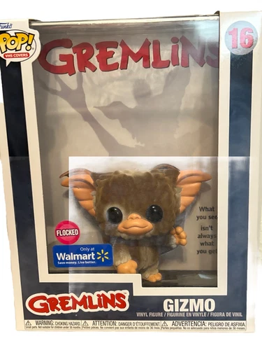 NEW! Walmart Exclusive Funko POP VHS Cover Gremlins Gizmo Flocked # 16 Horror