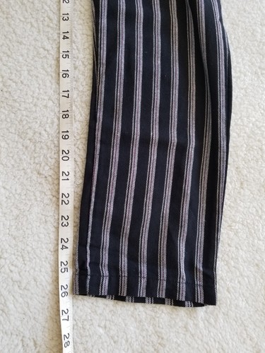 Kut From the Kloth Black Striped Beach Pants Drawstring Lightweight Casual Sz XS - Picture 7 of 13